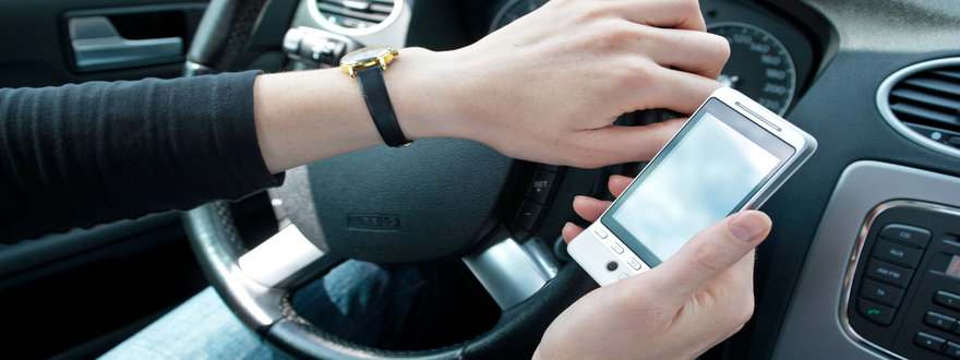 Using phone while driving