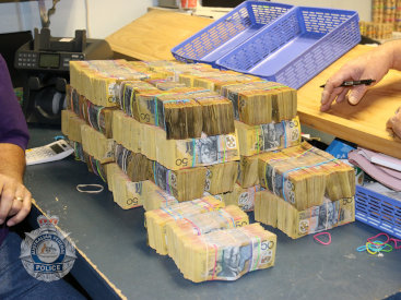 AFP cash seizure